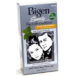 Bigen Speedy Hair Color Conditioner No. 881 Natural Black (150g)