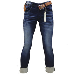 Denim Jeans Pant & Belt for Men