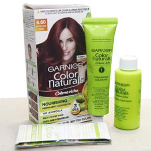 Garnier Color Naturals Creme Riche Nourishing Permanent Hair Color 3 oil (70+60ml)