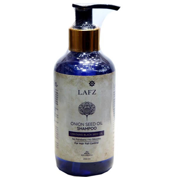 LAFZ Halal Onion Seed Oil Shampoo For Hair Fall Control (200 ML)