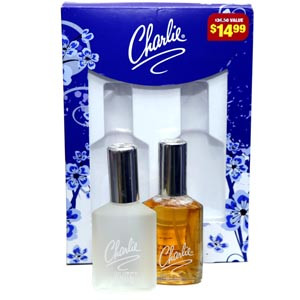 Revlon Charlie 2-Piece Gift Set for Women Charlie AND Charlie WHITE 1.3oz Each
