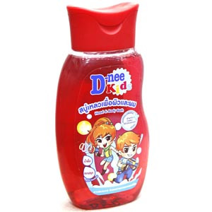 D-Nee Kids Head & Body Bath Red Gummi (200ml)