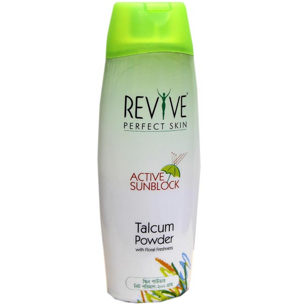 Revive Active Sun Block Talcum Powder (200g)