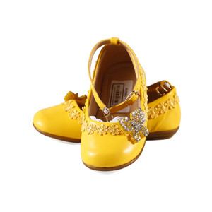 Girls Ballet Flat Shoes, Fancy Purple Shoes for Kids Girls