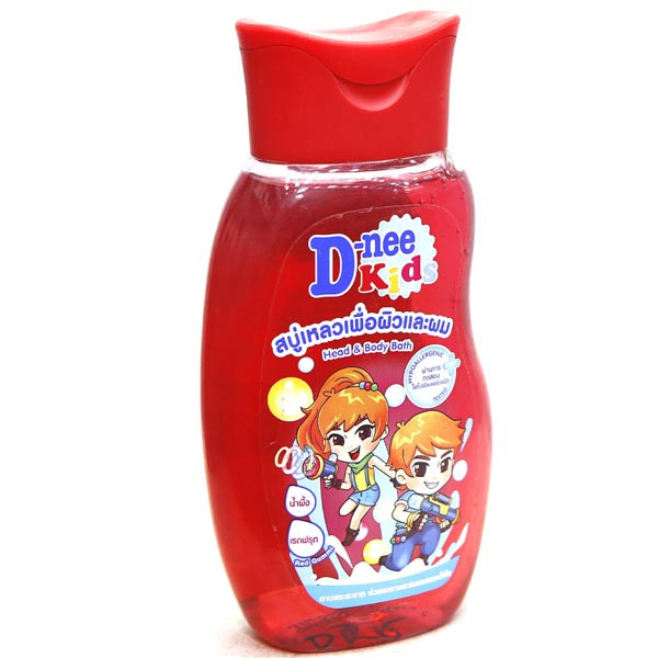 D-Nee Kids Head & Body Bath Red Gummi (200ml)