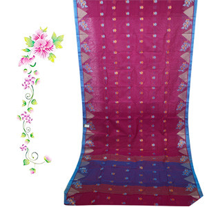 Women's Tangail Weaver Soft Cotton Saree