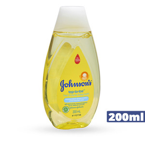 Johnsons Top to Toe Hair & Body Baby Bath - 200ml (Indonesia)