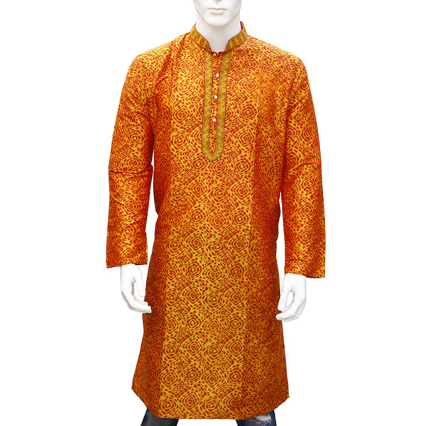 Slim Fit Cotton Panjabi for Men