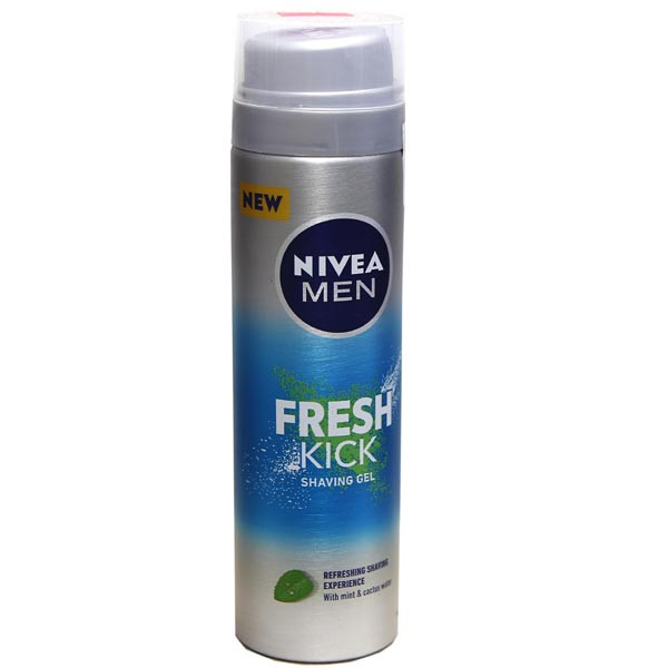 NIVEA MEN FRESH KICK SHAVING GEL (200ml)
