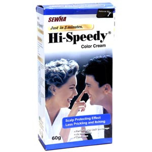 Sewha Hi-Speedy Color Cream Natural Black 7 (60g)