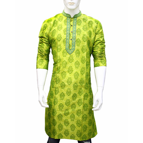Slim Fit Cotton Panjabi for Men