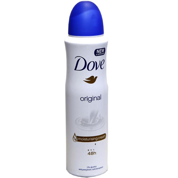 Dove Original Moisturising Cream Deodorant Zero Percent Alcohol (150ml)